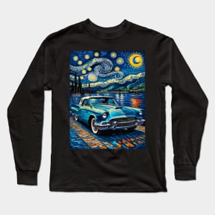 Thunderbird in starry night Long Sleeve T-Shirt